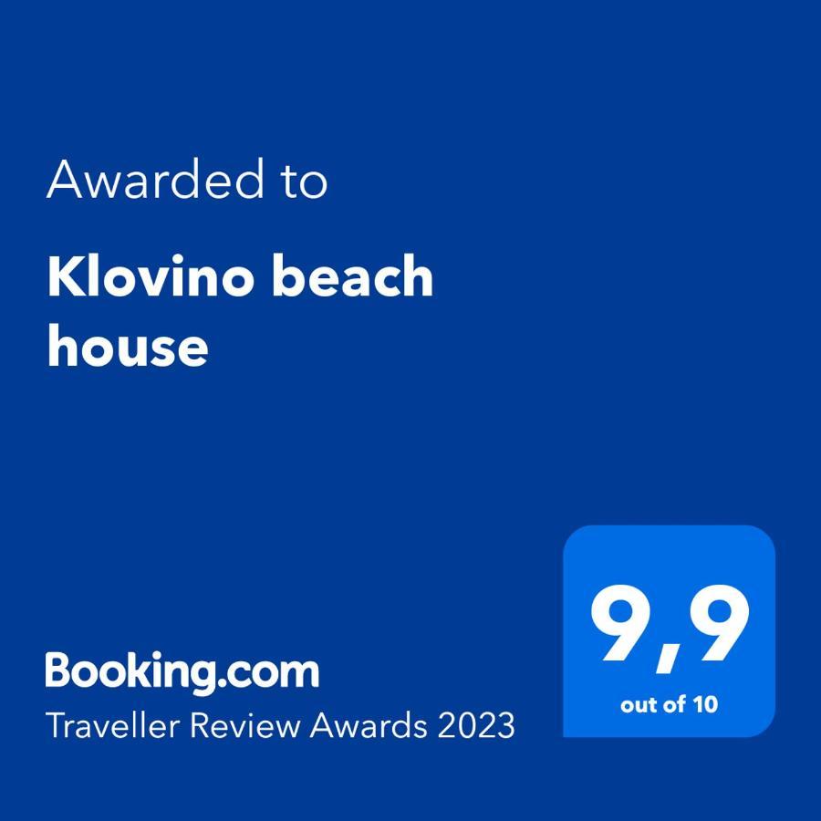 Klovino Beach House Douvia Kültér fotó